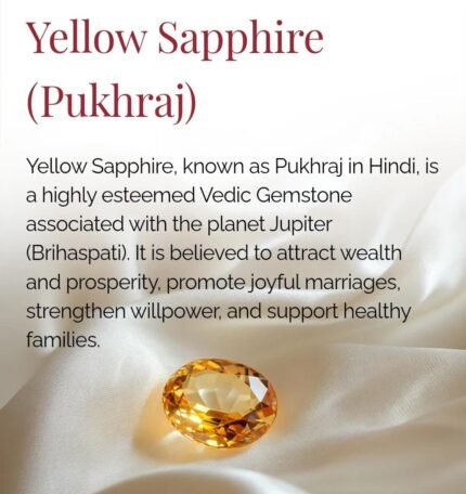 Yellow Sapphire ( Pukhraj )